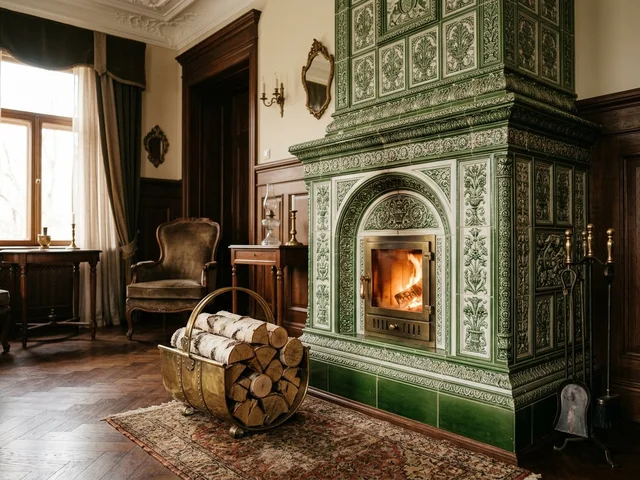 Подбор дров для старинных изразцовых печей в Великом Новгороде